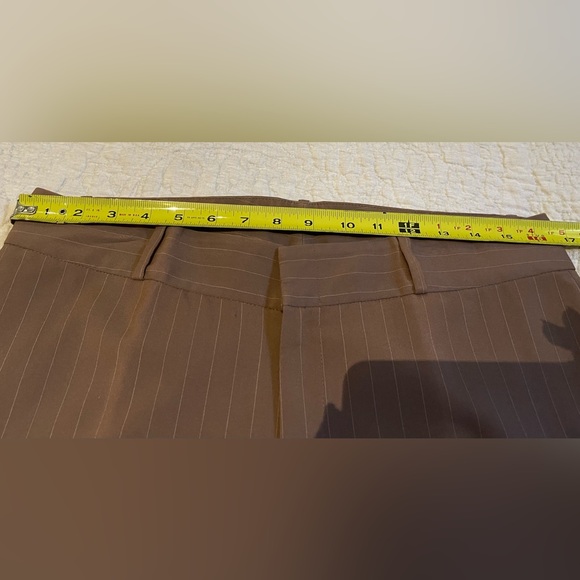 InWear Pants Cafe Latte Brown with Pinstripes, Size EU 40 - Picture 6 of 14